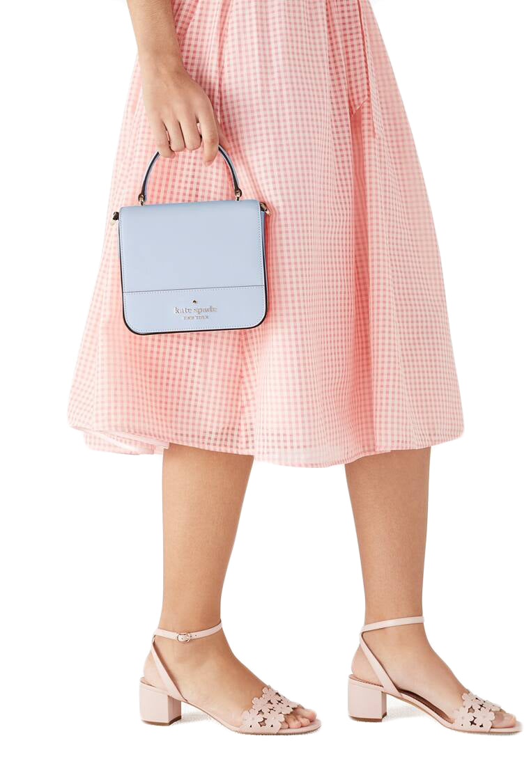 Kate Spade Staci Square Crossbody - Light Blue