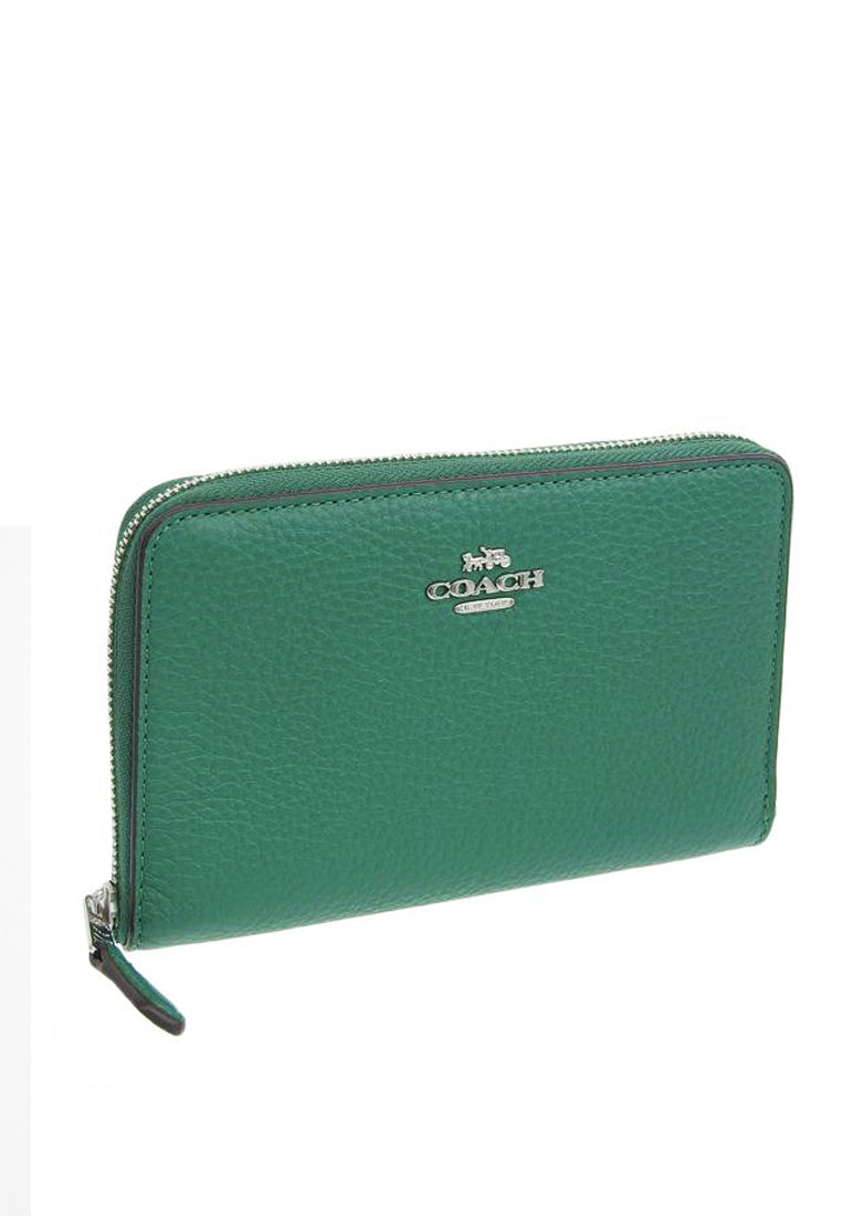 Coach Medium ID Zip Wallet - Green