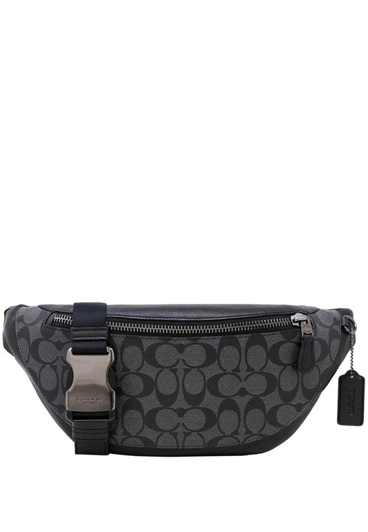 [CLEARANCE] Coach Warren Belt Bag In Signature Canvas - Black