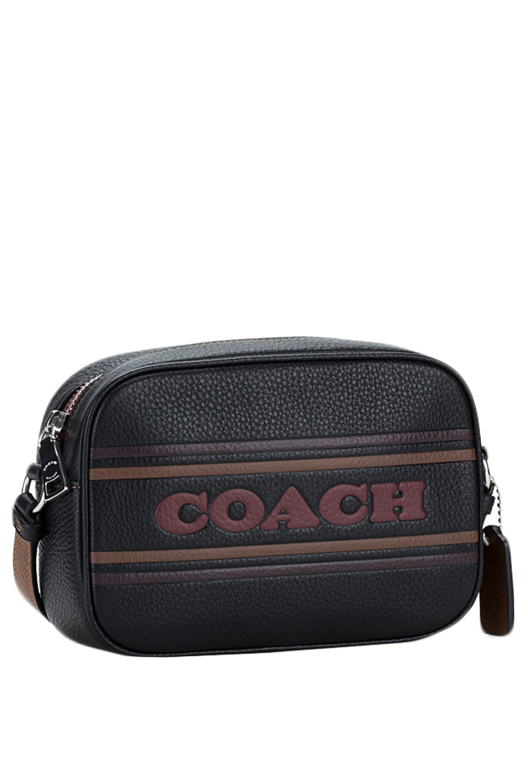 Coach Mini Jamie Camera Bag With Coach Stripe - Black