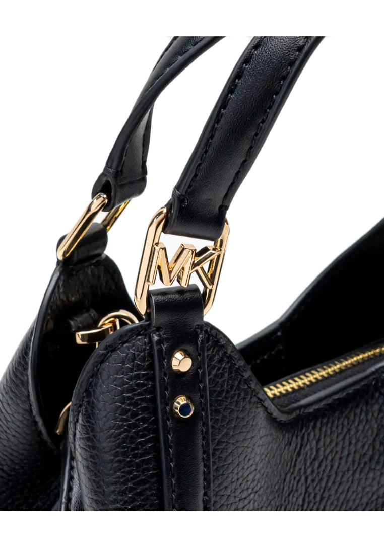 Michael Kors Arlo Small Pebbled Leather Crossbody Bag - Black