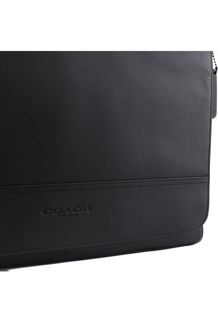 Coach Mens Houston Messenger - Black