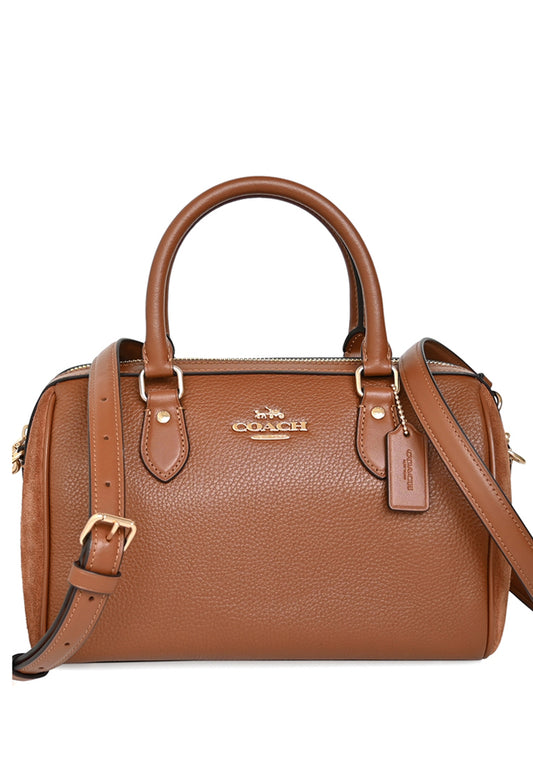 Coach Rowan Satchel - Redwood Brown