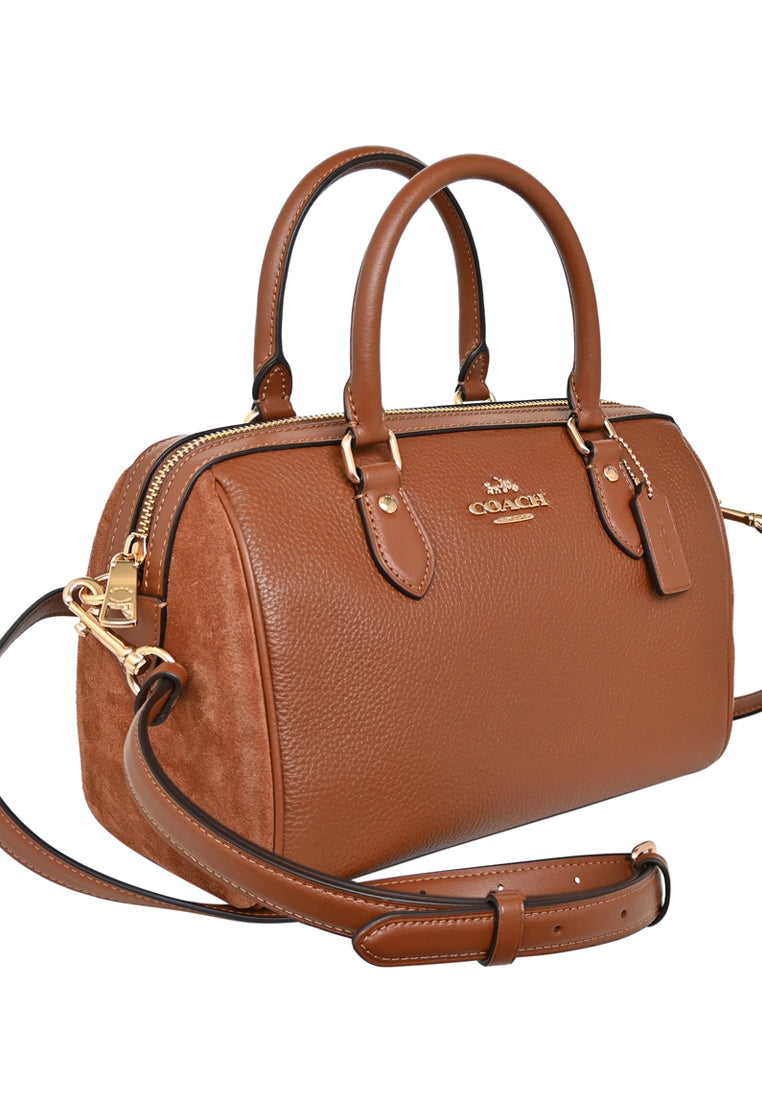 Coach Rowan Satchel - Redwood Brown