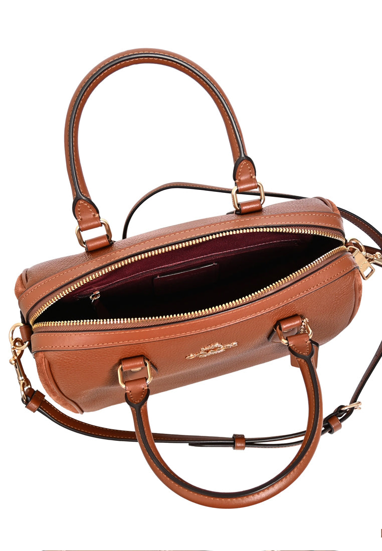 Coach Rowan Satchel - Redwood Brown