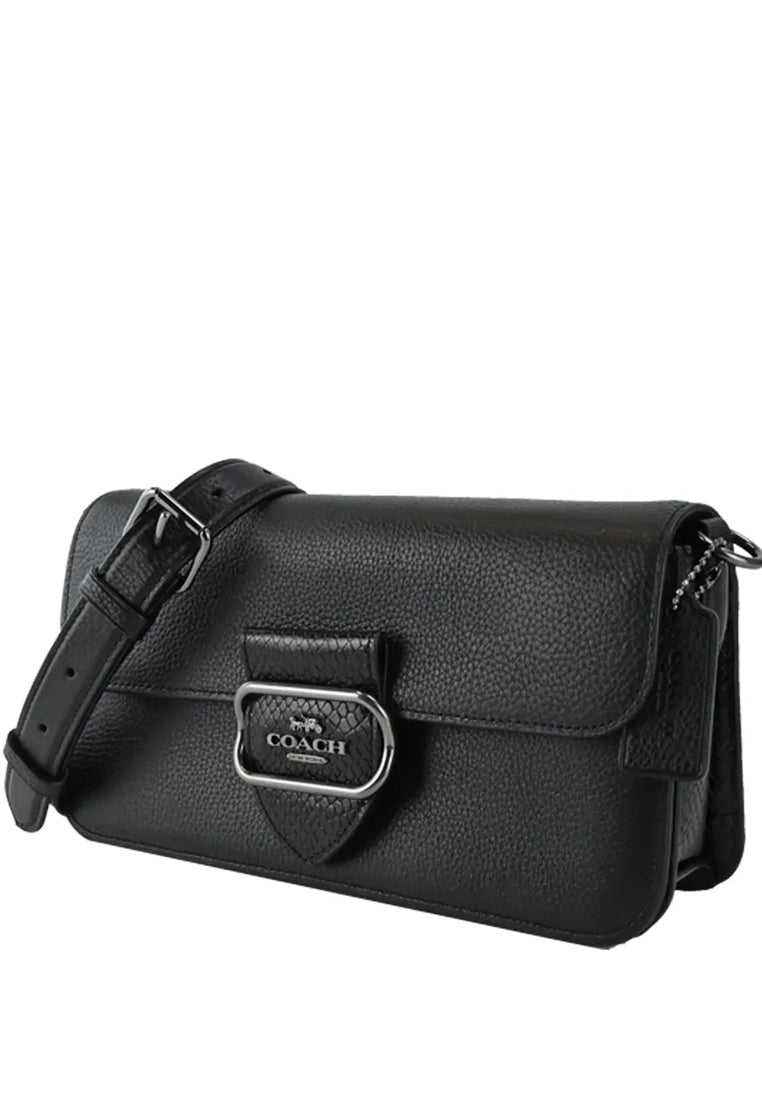 Coach Morgan Shoulder Bag - Gunmetal Black