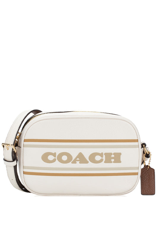 Coach Mini Jamie Camera Bag With Coach Stripe - White/Multi