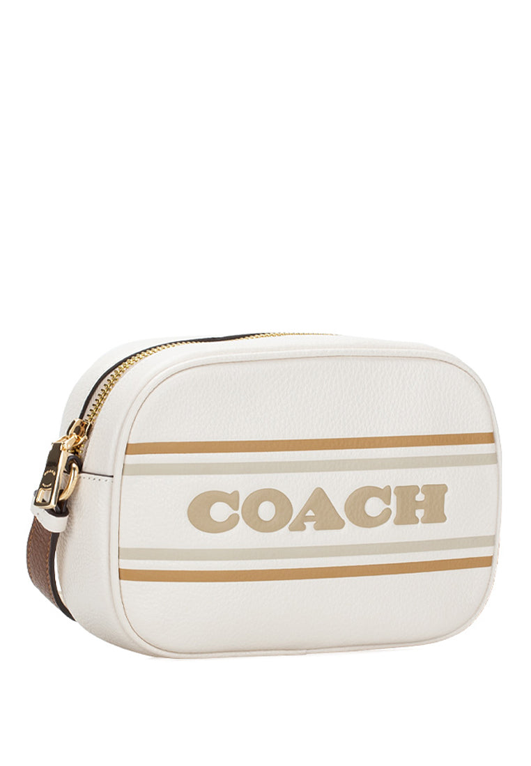 Coach Mini Jamie Camera Bag With Coach Stripe - White/Multi