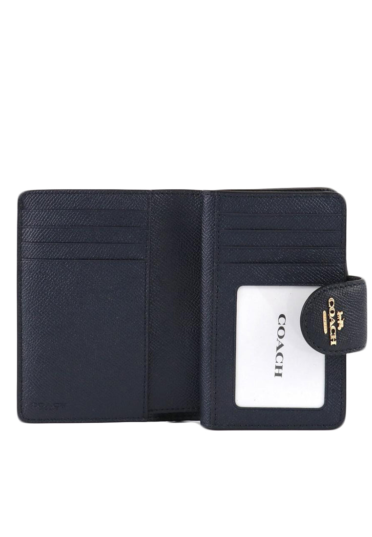 Coach Medium Corner Zip Wallet - Navy