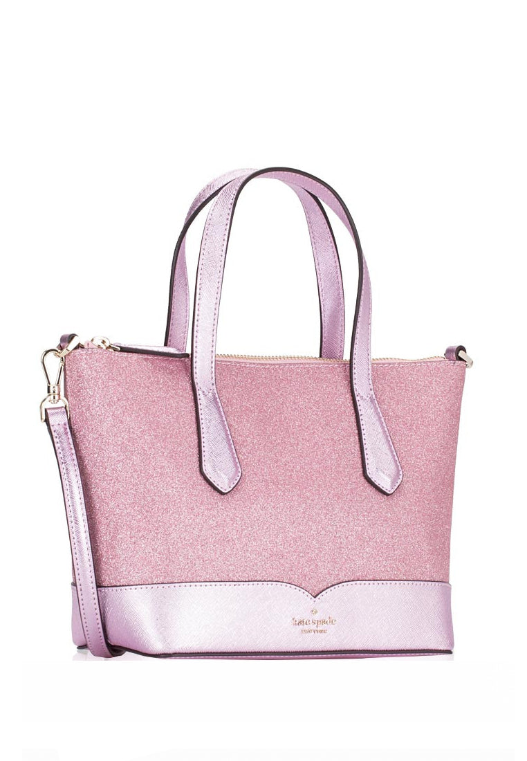 Kate Spade Lola Glitter Satchel Crossbody Bag - Pink