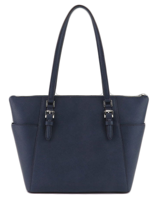 Michael Kors Charlotte Large Top Zip Tote Bag - Navy