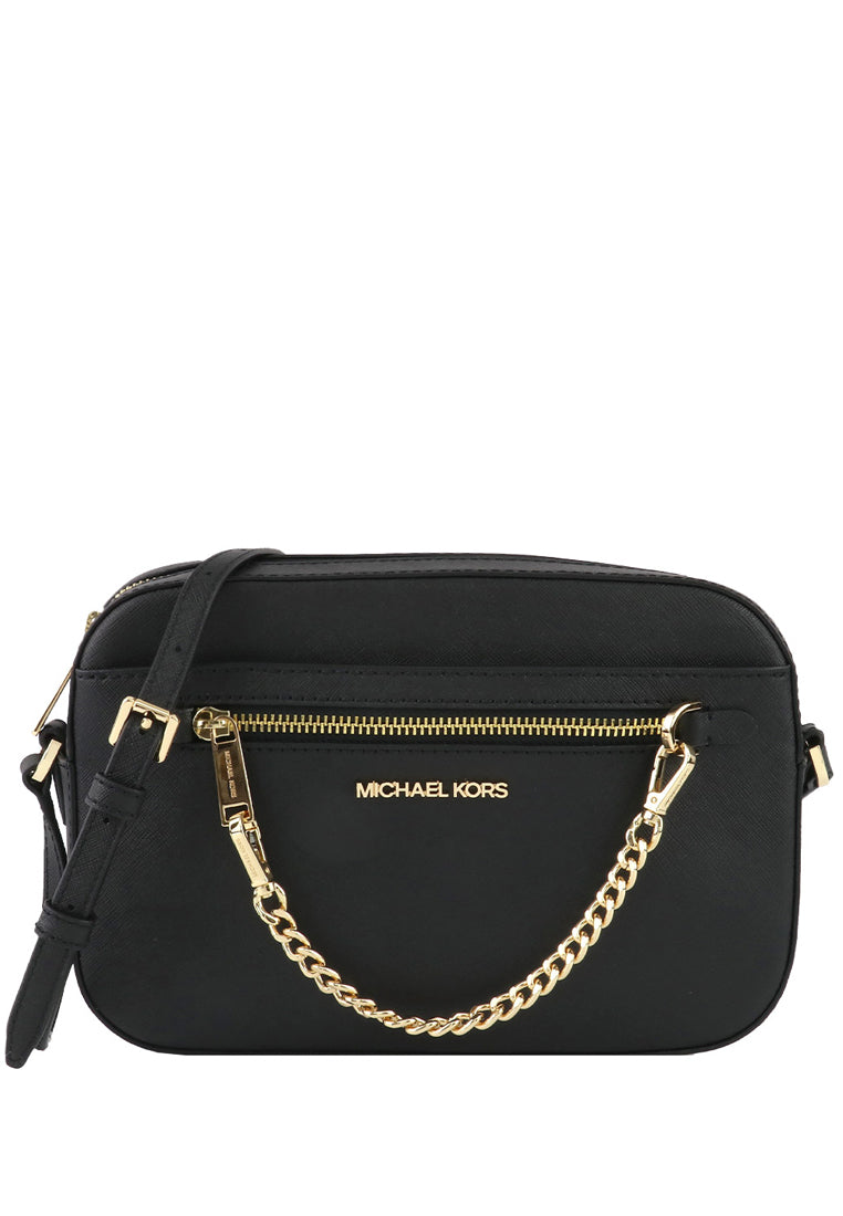 Michael Kors Jet Set Item Large Chain Crossbody Bag - Black