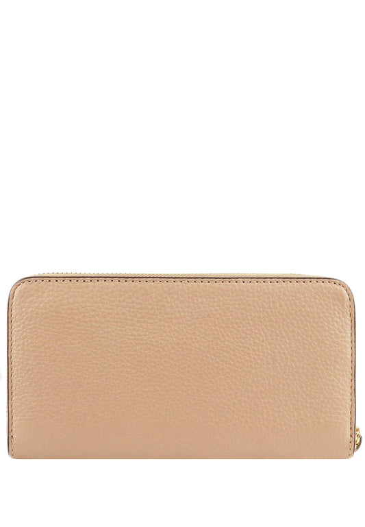 Coach Long Zip Around Wallet - Beige