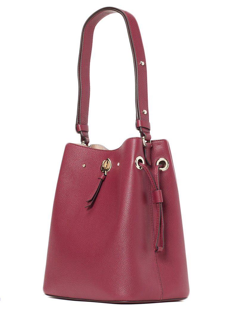 Kate Spade Marti Large Bucket Bag - Blackberry