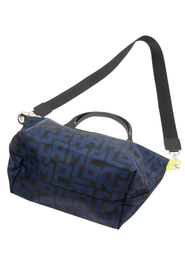 Longchamp Le Pliage LGP Small Top Handle Bag - Navy/Black