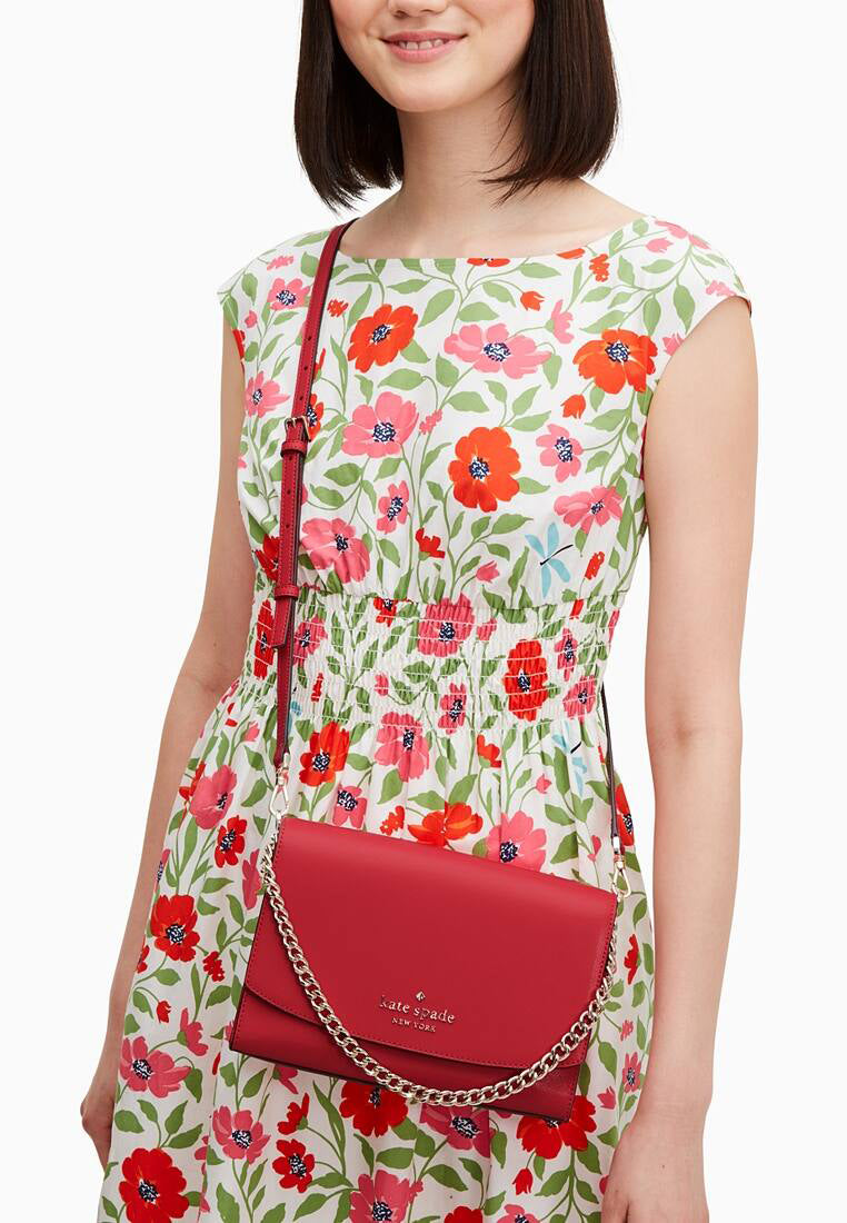 Kate Spade Carson Convertible Crossbody Bag - Red Currant