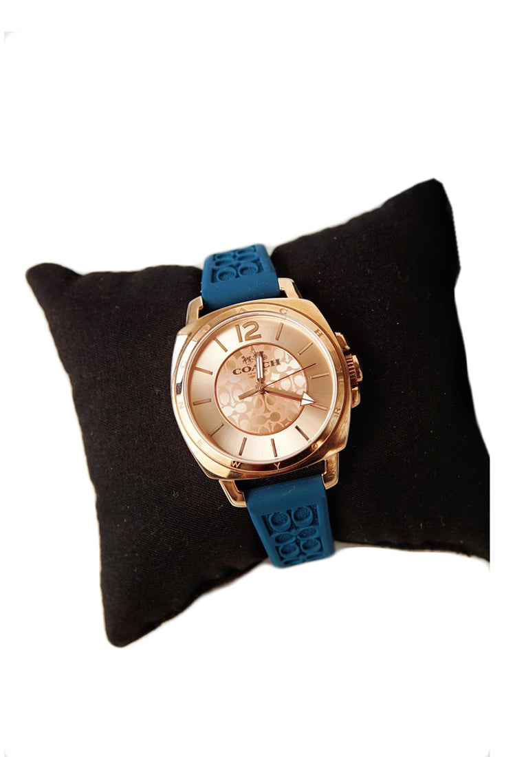 Coach Mini Boyfriend Signature Watch (34Mm) - Blue