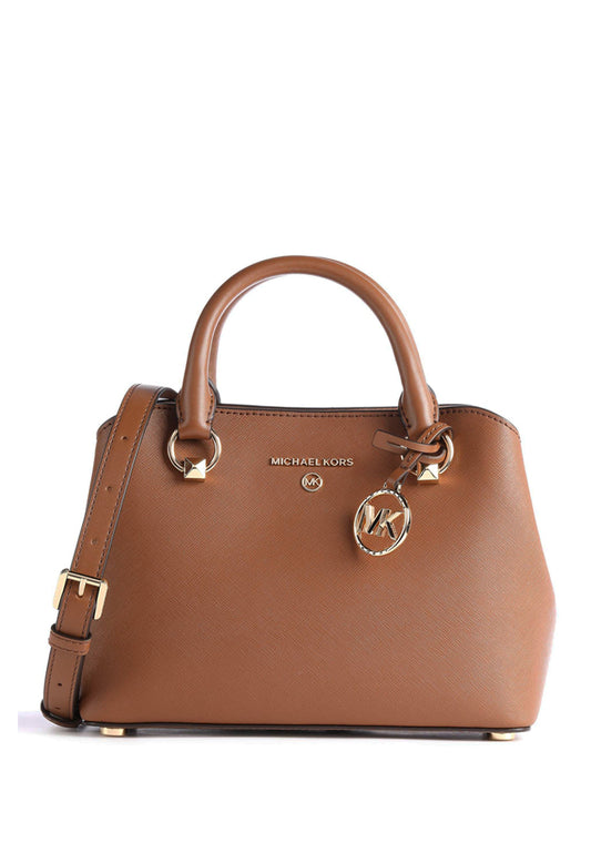 Michael Kors Edith Small Saffiano Leather Satchel - Brown