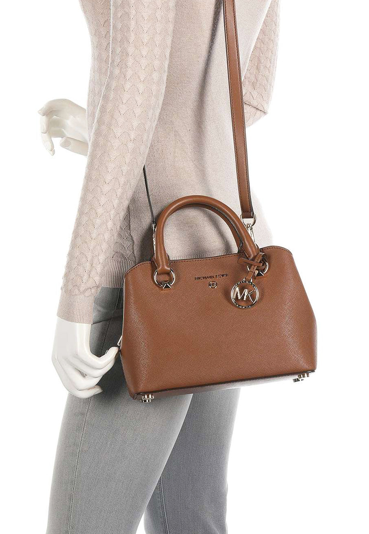 Michael Kors Edith Small Saffiano Leather Satchel - Brown