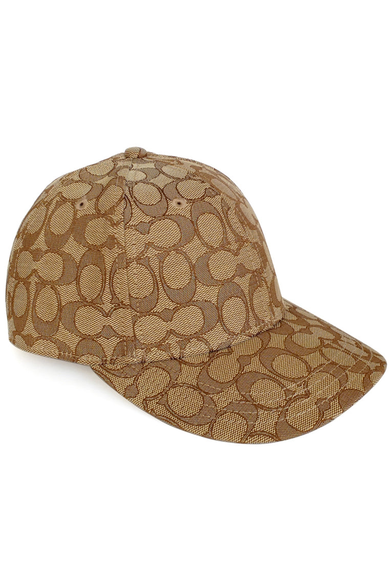 Coach Mens Hat In Signature Jacquard - Brown