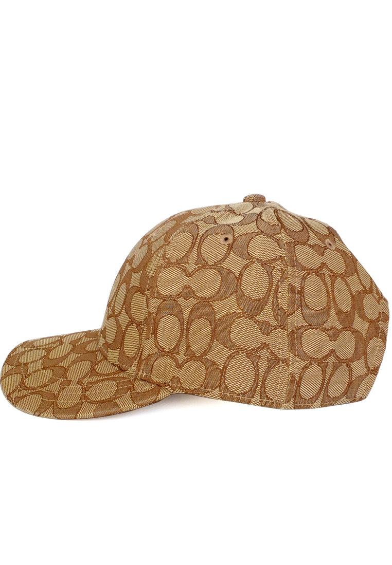 Coach Mens Hat In Signature Jacquard - Brown