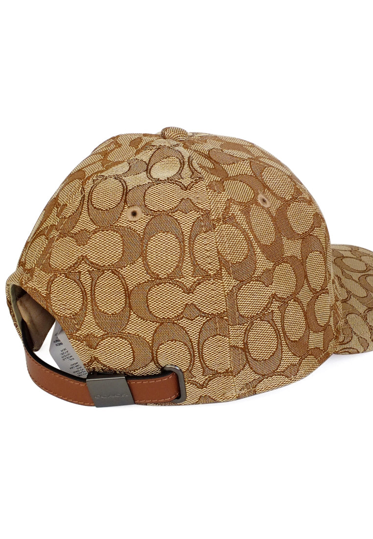 Coach Mens Hat In Signature Jacquard - Brown