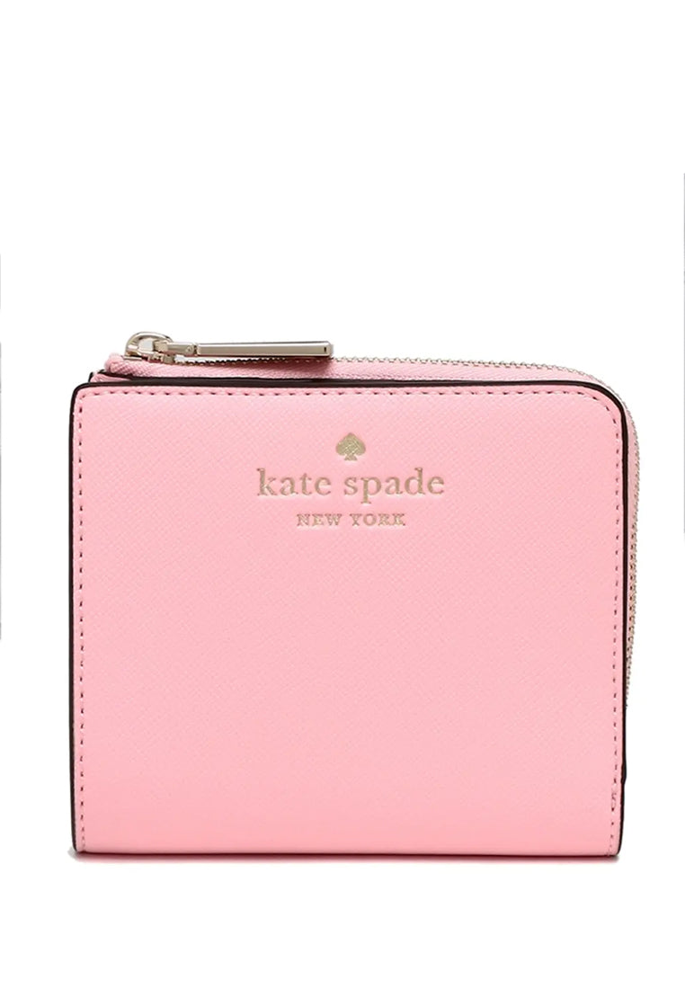 Kate Spade Schuyler Small L-Zip Bifold Wallet - Pink