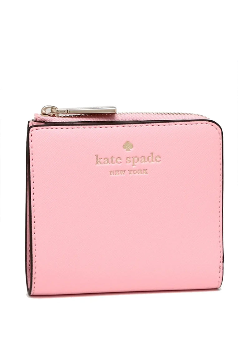 Kate Spade Schuyler Small L-Zip Bifold Wallet - Pink