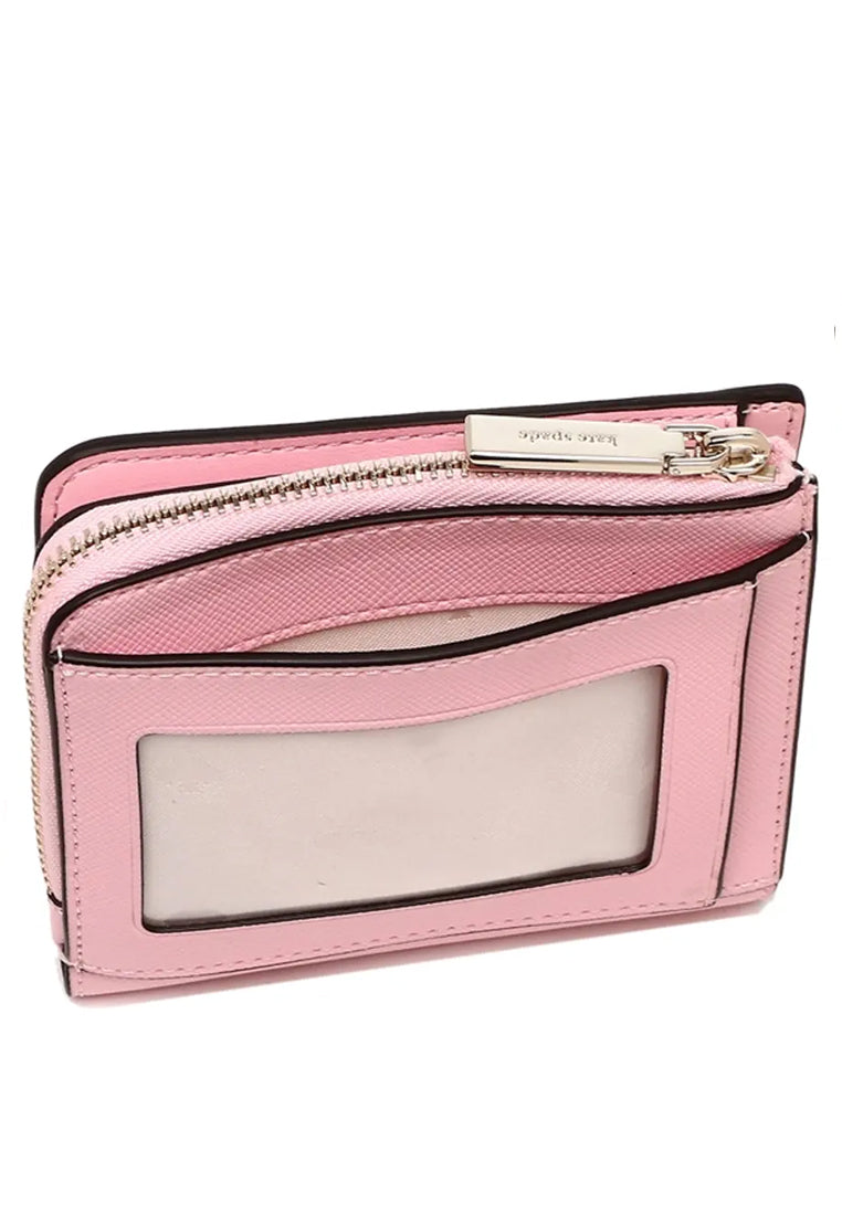 Kate Spade Schuyler Small L-Zip Bifold Wallet - Pink