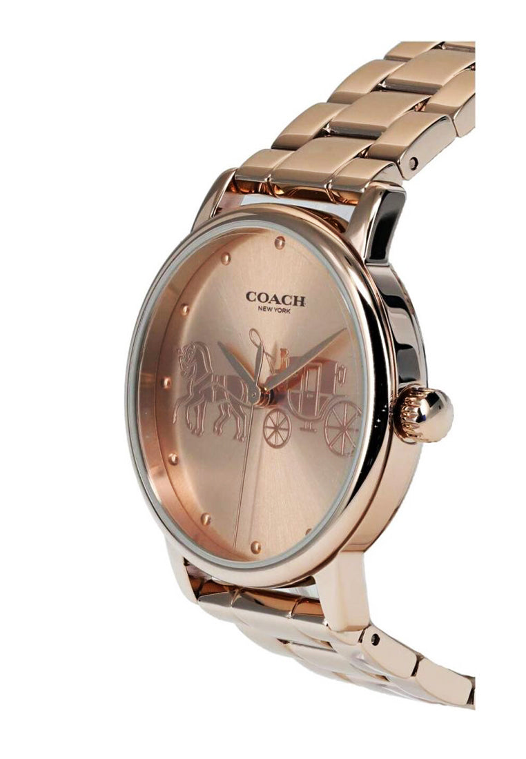 Coach Grand Carriage Ladies Watch (36mm) - Rose Gold