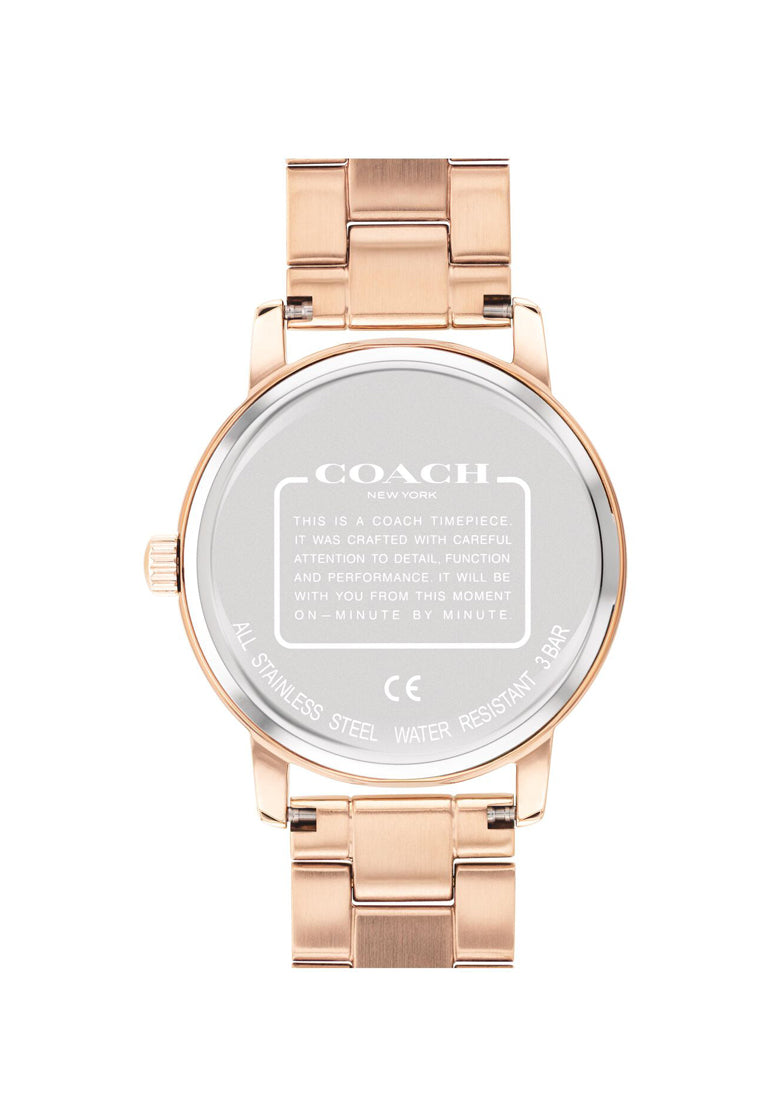 Coach Grand Carriage Ladies Watch (36mm) - Rose Gold