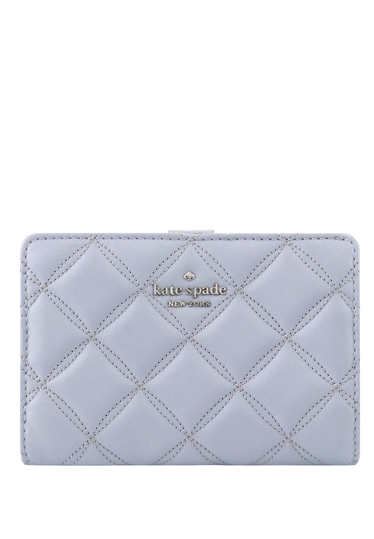 Kate Spade Natalia Medium Compact Bifold Wallet - Light Blue