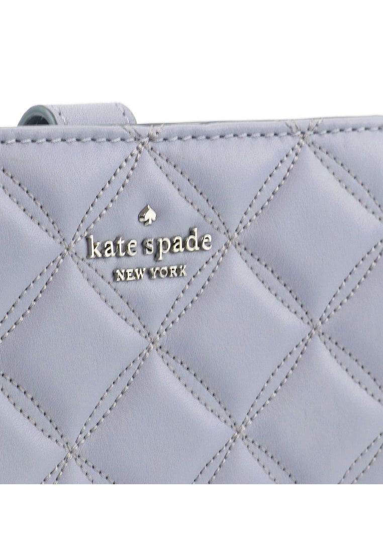 Kate Spade Natalia Medium Compact Bifold Wallet - Light Blue