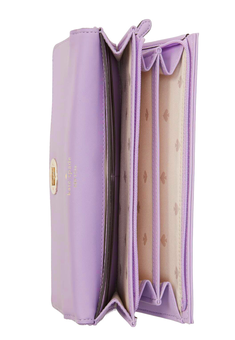 Kate Spade Natalia Boxed Large Turn Lock Wallet - Light Purple