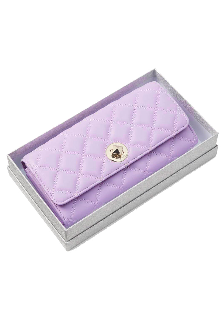 Kate Spade Natalia Boxed Large Turn Lock Wallet - Light Purple