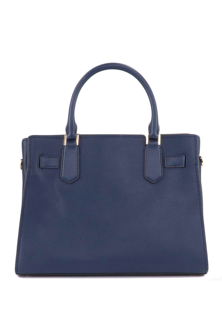 Michael Kors Hamilton Medium Satchel - Navy