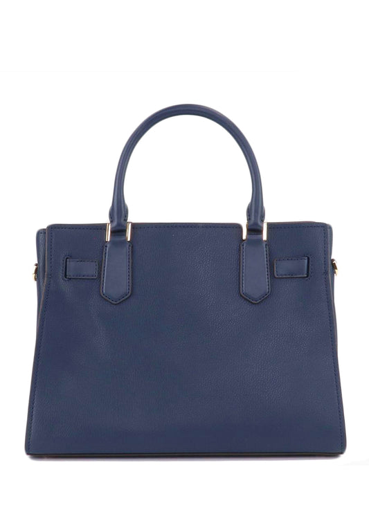 Michael Kors Hamilton Medium Satchel - Navy