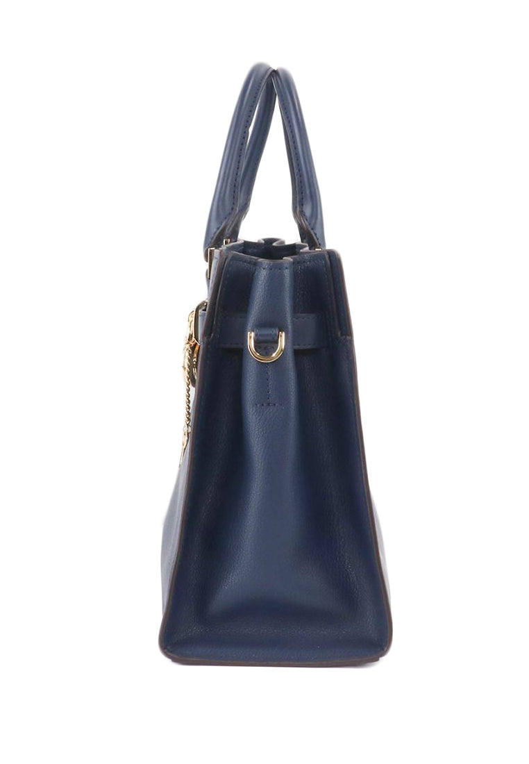 Michael Kors Hamilton Medium Satchel - Navy