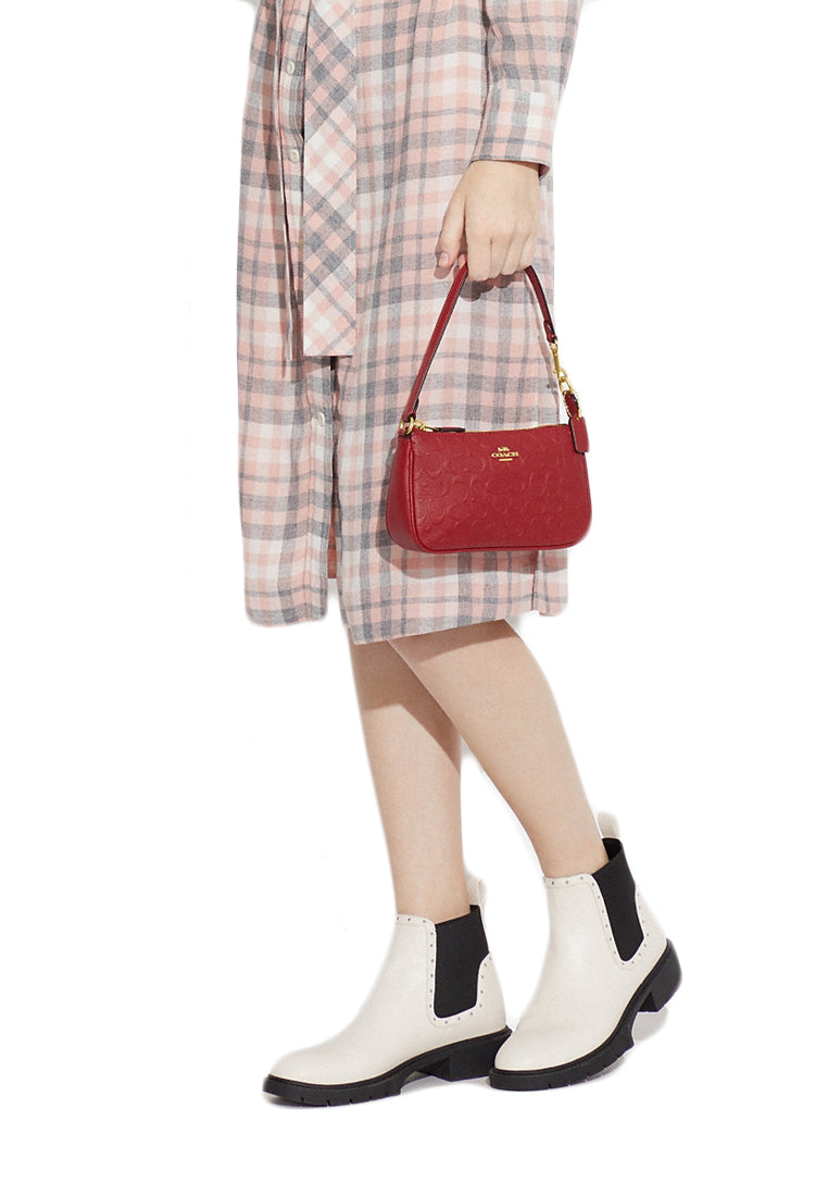 Coach Nolita 19 In Signature Leather - Red