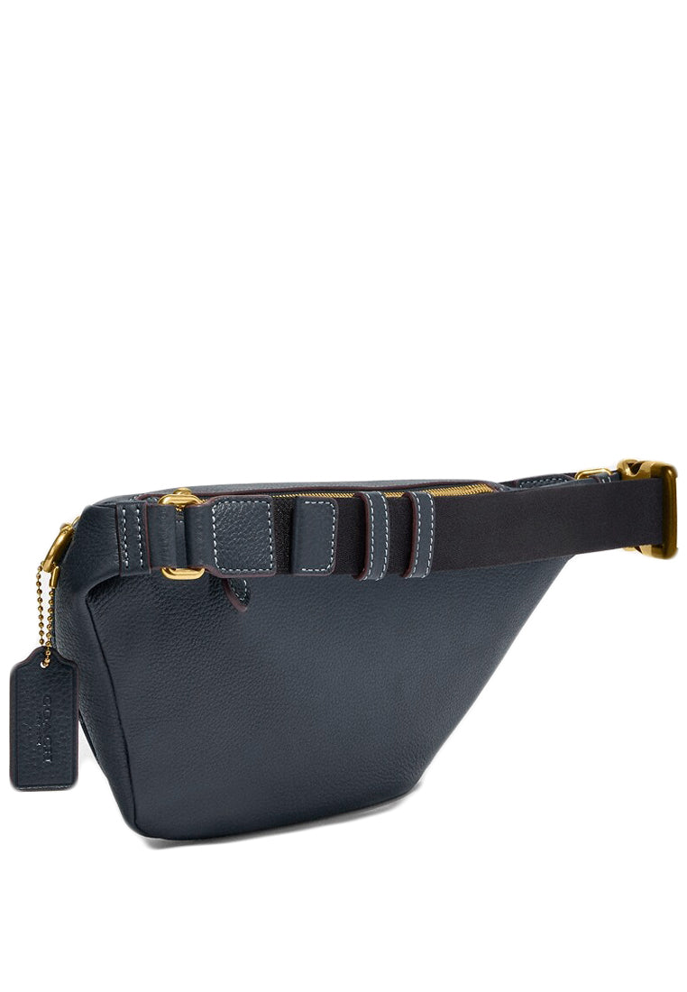 Coach Warren Belt Bag In Signature Chambray - Denim