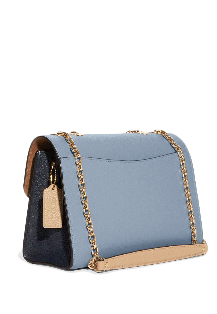 Coach Lane Shoulder Bag In Colorblock Signature Canvas - Marble Blue/Multi