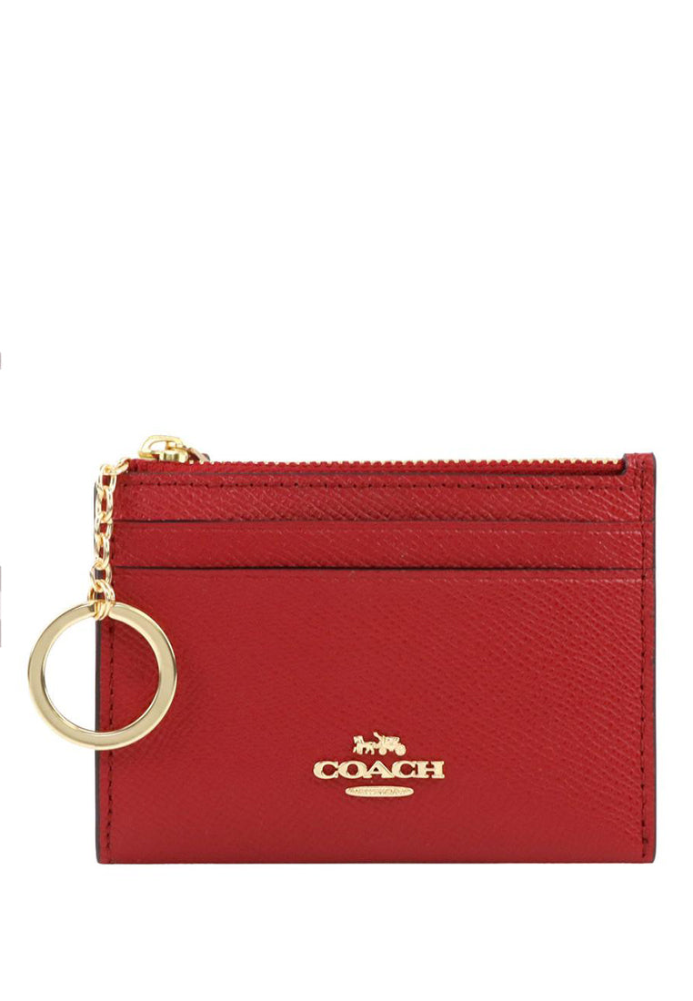 Coach Mini Skinny ID Case - Red