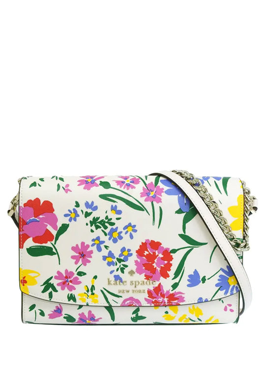 Kate Spade Carson Garden Bouquet Convertible Crossbody - White/Multi