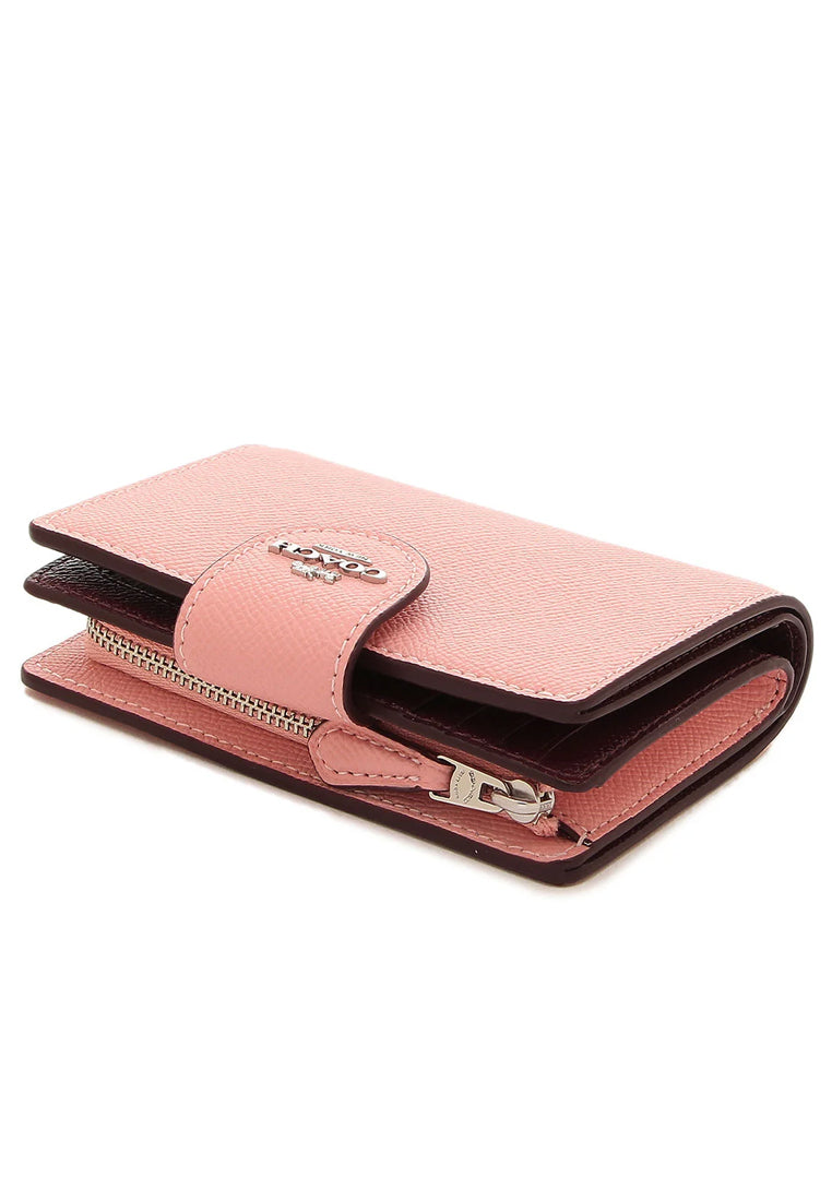 Coach Medium Corner Zip Wallet - Light Pink