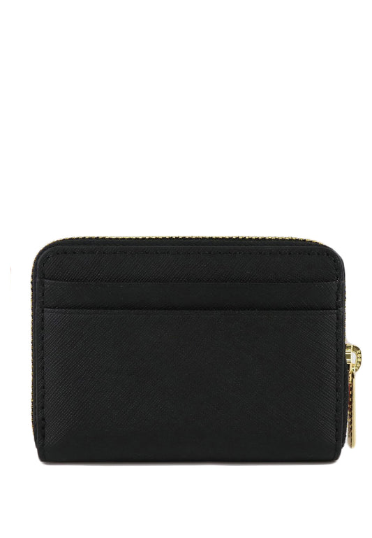 Michael Kors Jet Set Travel Medium Zip Around Card Case - Black