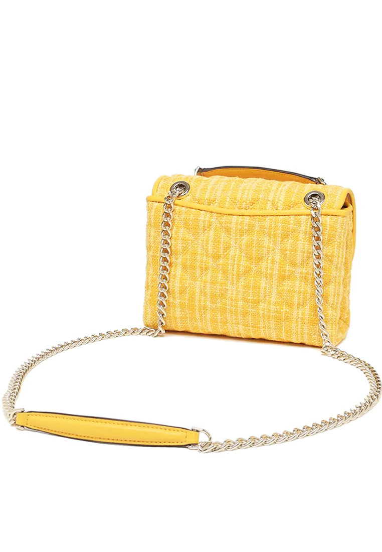 Kate Spade Natalia Tweed Small Flap Crossbody - Mango