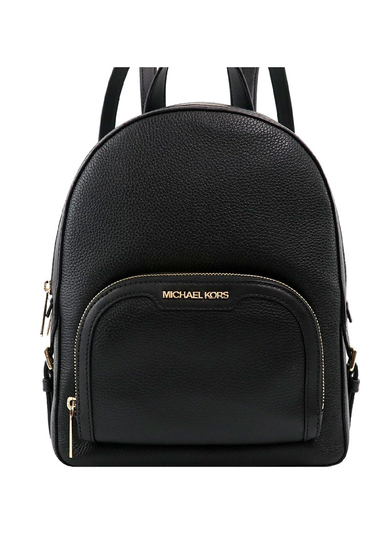 Michael Kors Jaycee Medium Pebbled Leather Backpack - Black