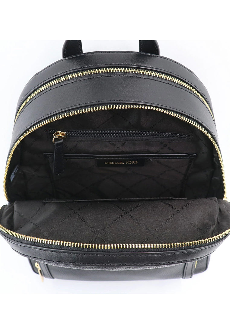 Michael Kors Jaycee Medium Pebbled Leather Backpack - Black