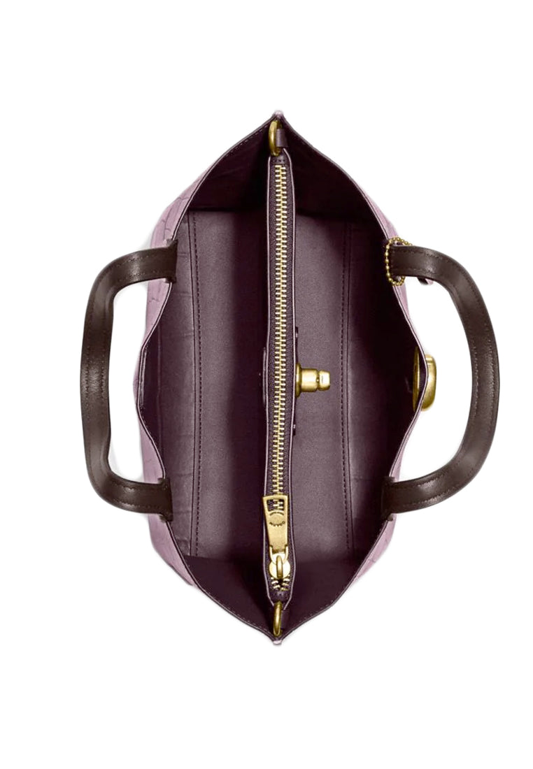 Coach Willow Tote 24 - Brass/Ice Purple