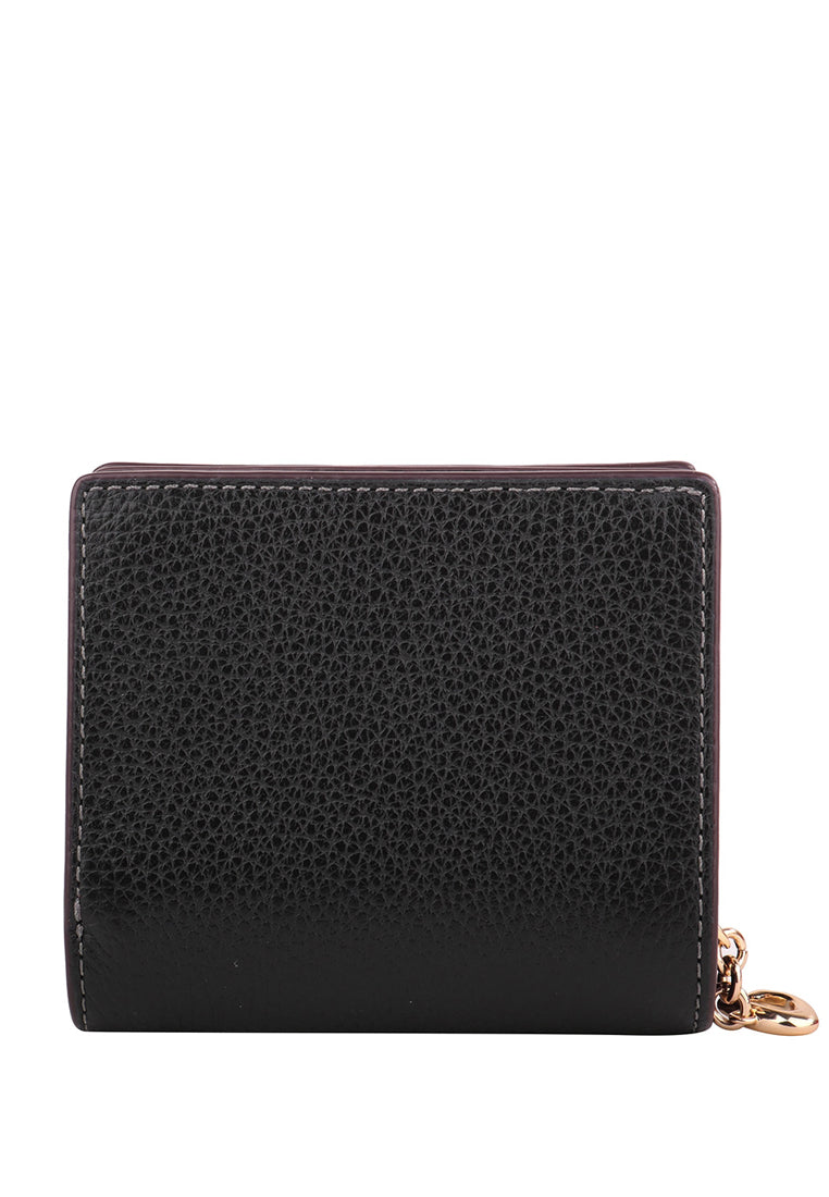 Coach Snap Wallet With Coach Heritage - Black